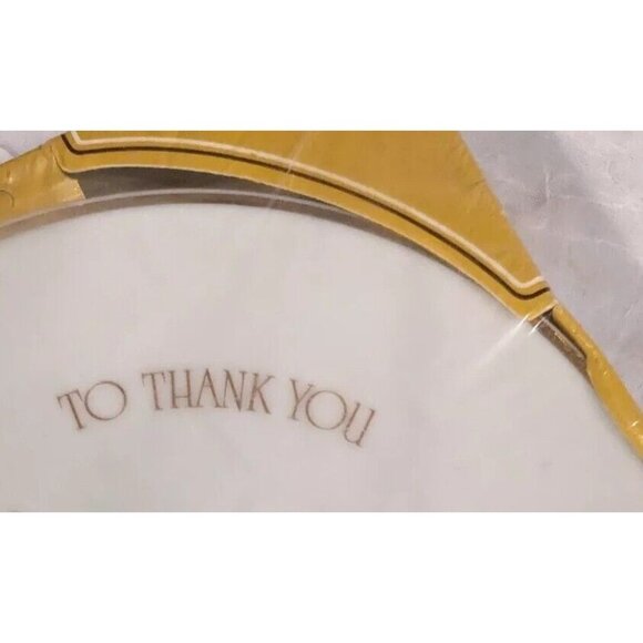 NOS Holly Hobbie Thank You Plate 1975 Porcelain Lasting Memories Prairie Vtg 70s - Picture 9 of 13
